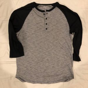 Express Medium Three-Quarter Sleeve Baseball Tee